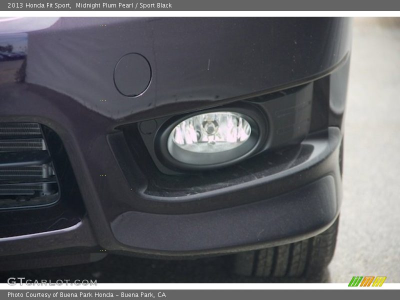 Midnight Plum Pearl / Sport Black 2013 Honda Fit Sport