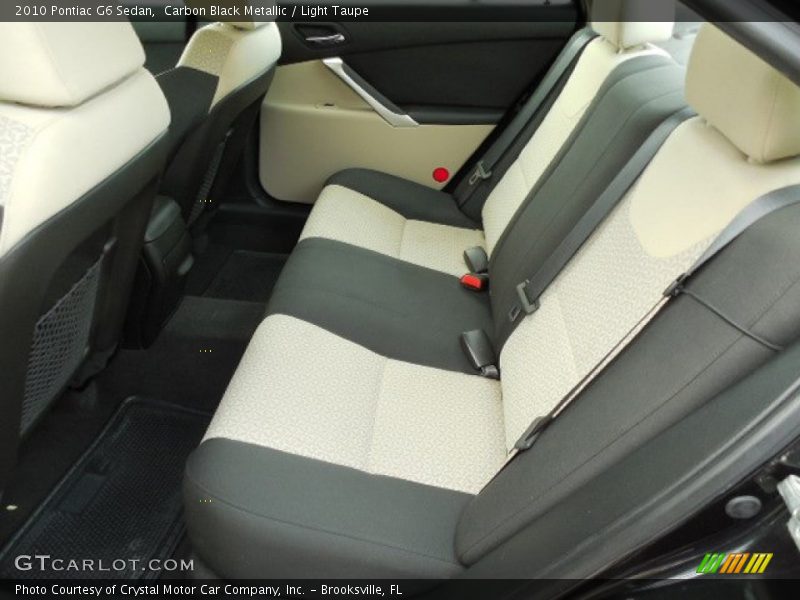 Carbon Black Metallic / Light Taupe 2010 Pontiac G6 Sedan