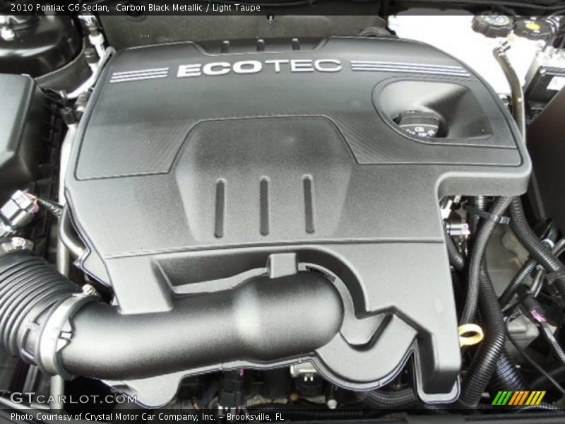 Carbon Black Metallic / Light Taupe 2010 Pontiac G6 Sedan