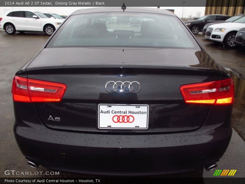 Oolong Gray Metallic / Black 2014 Audi A6 2.0T Sedan