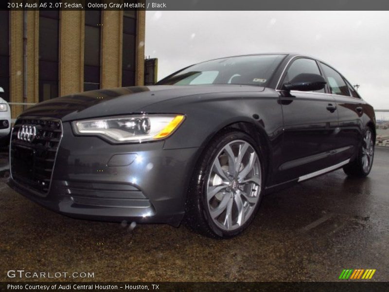 Oolong Gray Metallic / Black 2014 Audi A6 2.0T Sedan