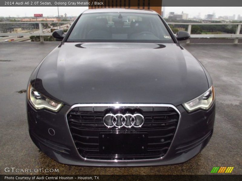 Oolong Gray Metallic / Black 2014 Audi A6 2.0T Sedan