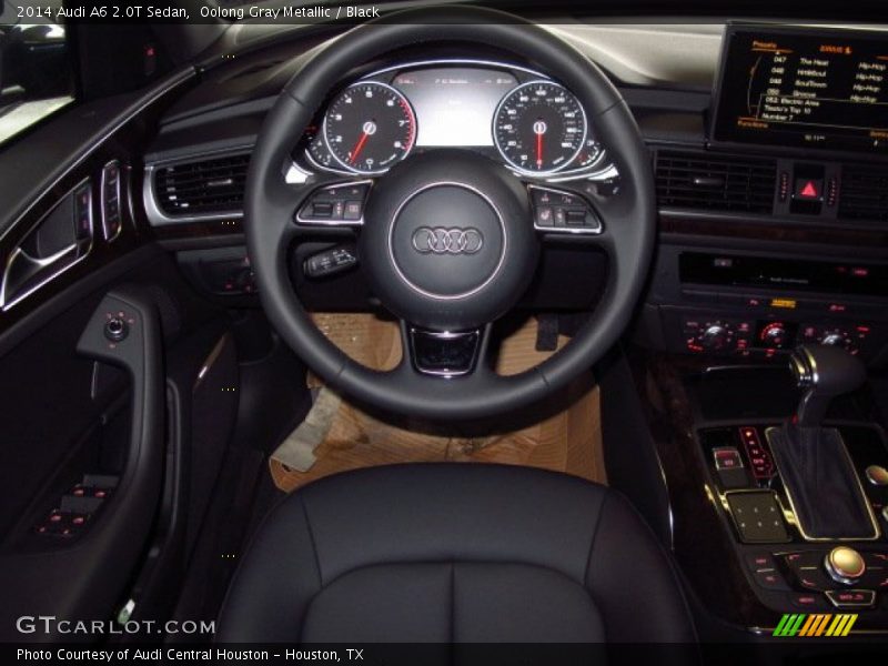 Oolong Gray Metallic / Black 2014 Audi A6 2.0T Sedan