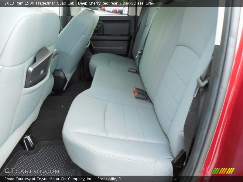 Deep Cherry Red Pearl / Black/Diesel Gray 2013 Ram 1500 Tradesman Quad Cab