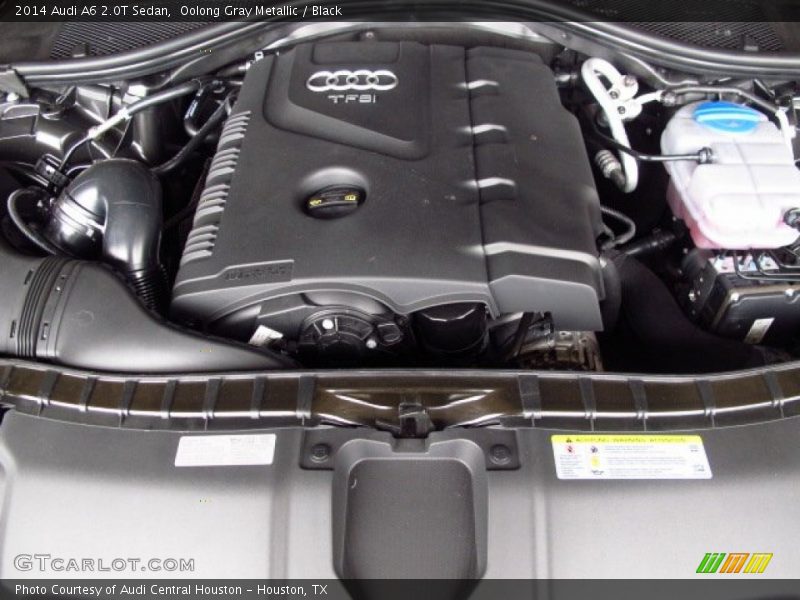 Oolong Gray Metallic / Black 2014 Audi A6 2.0T Sedan
