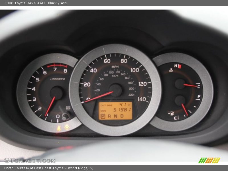 Black / Ash 2008 Toyota RAV4 4WD