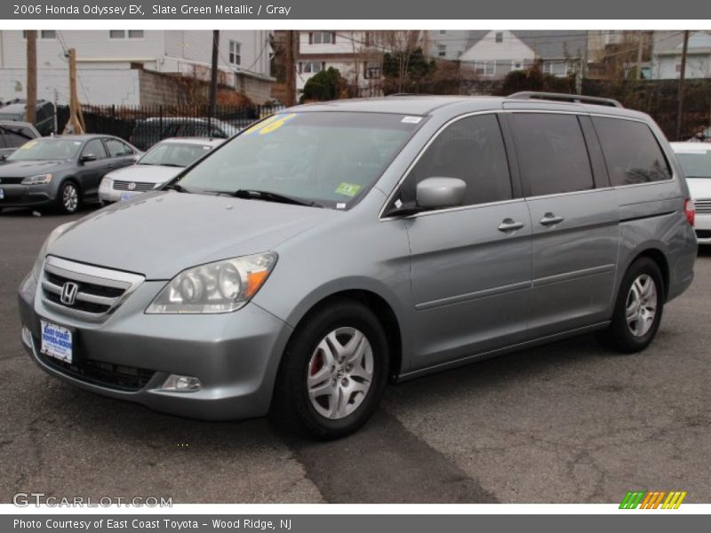 Slate Green Metallic / Gray 2006 Honda Odyssey EX