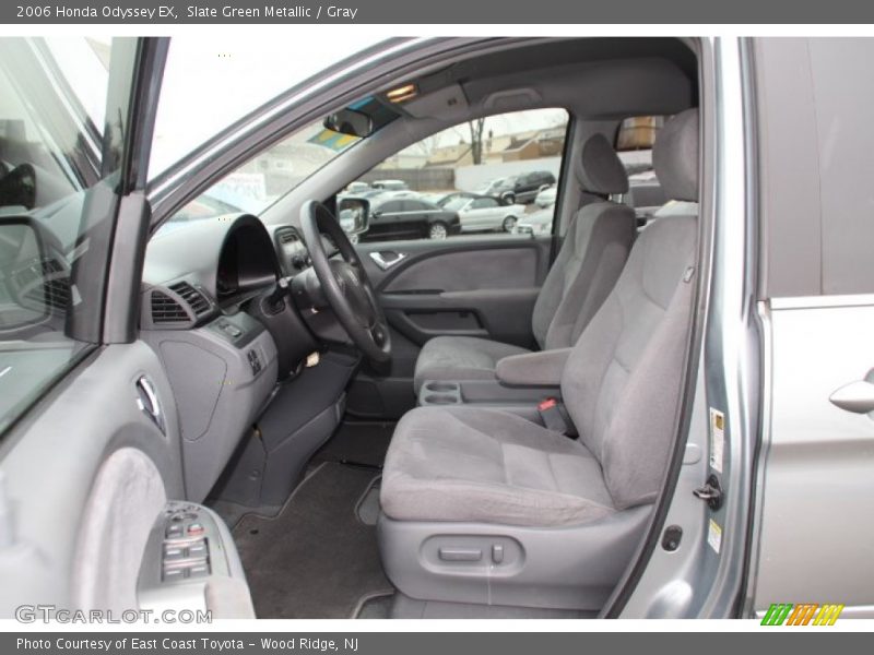 Slate Green Metallic / Gray 2006 Honda Odyssey EX