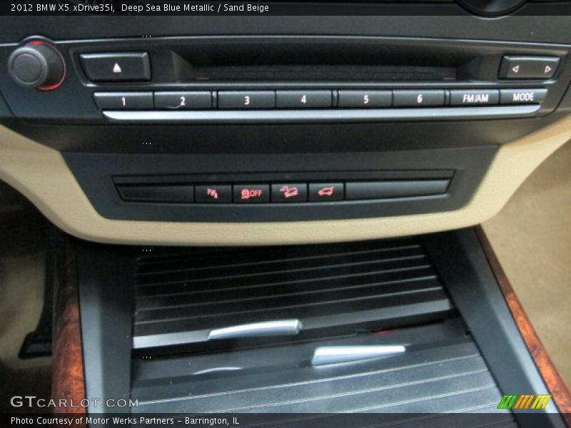 Deep Sea Blue Metallic / Sand Beige 2012 BMW X5 xDrive35i