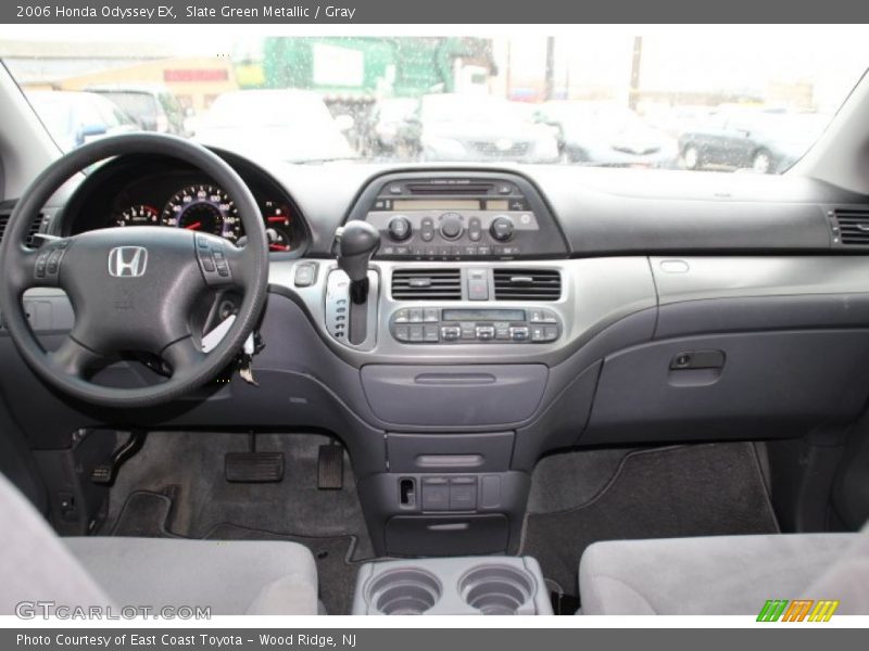 Slate Green Metallic / Gray 2006 Honda Odyssey EX