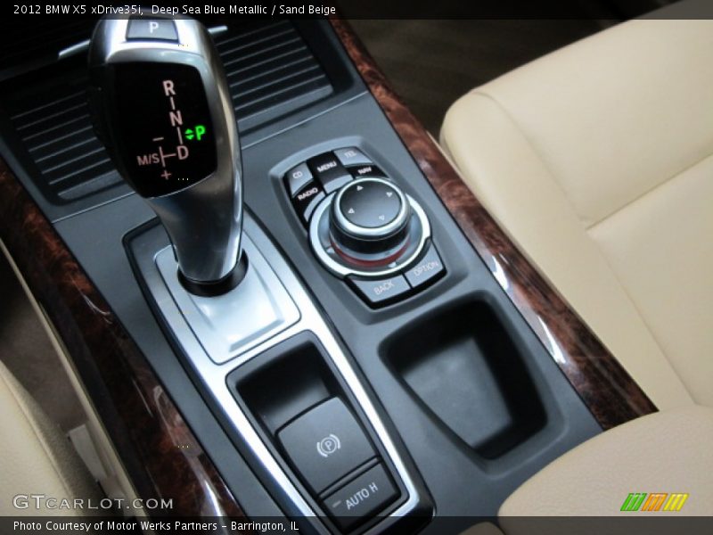 Deep Sea Blue Metallic / Sand Beige 2012 BMW X5 xDrive35i