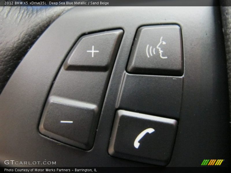 Deep Sea Blue Metallic / Sand Beige 2012 BMW X5 xDrive35i