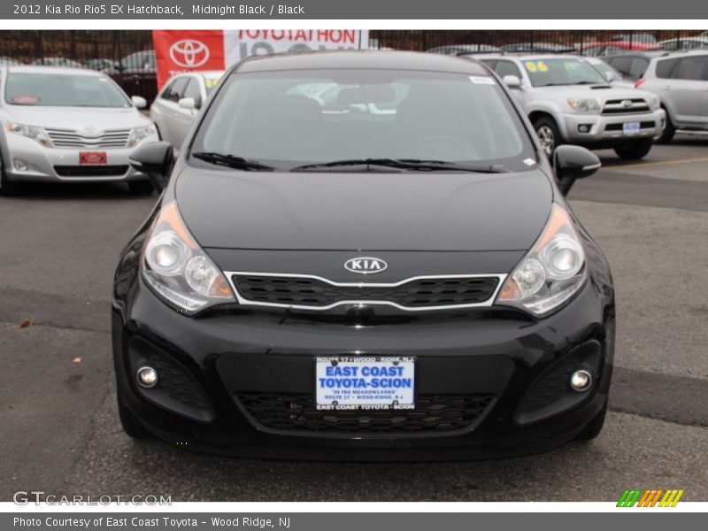 Midnight Black / Black 2012 Kia Rio Rio5 EX Hatchback