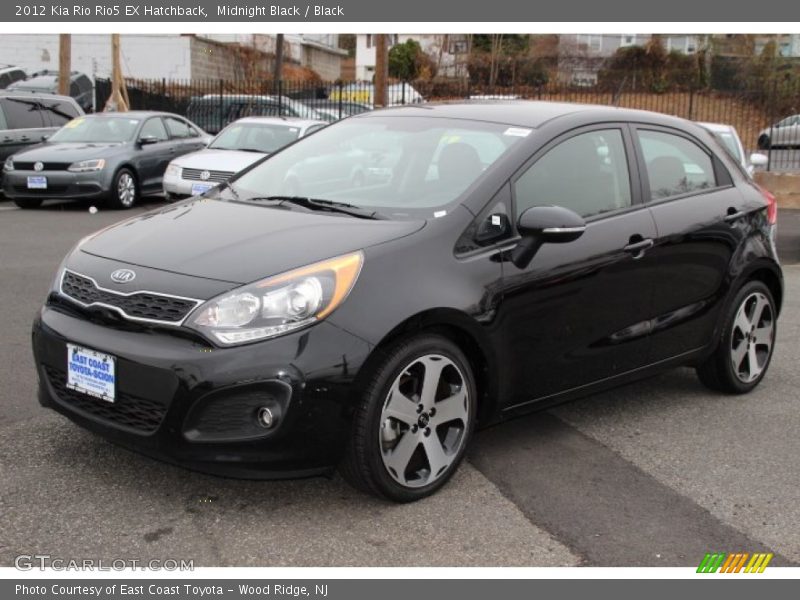 Midnight Black / Black 2012 Kia Rio Rio5 EX Hatchback