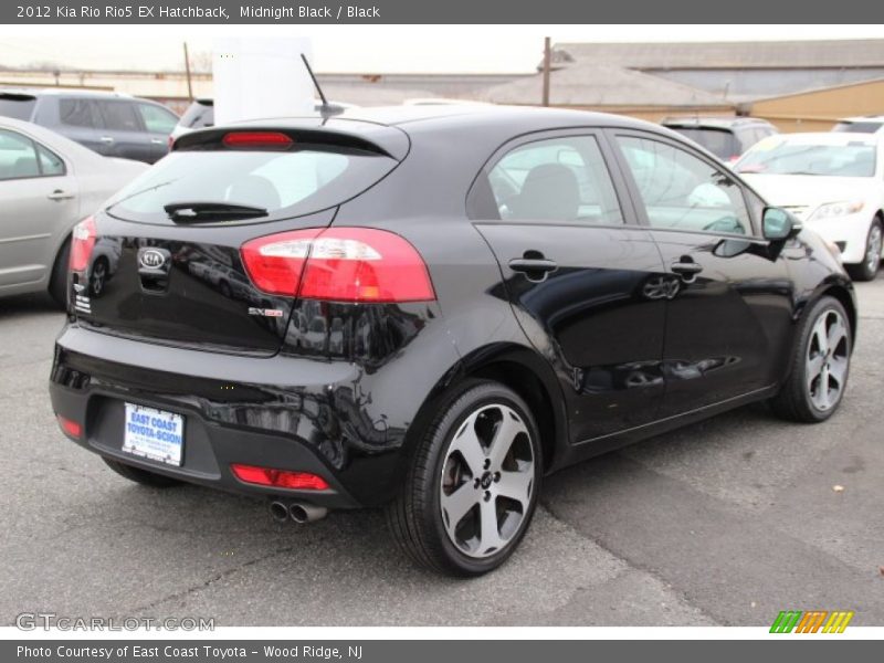 Midnight Black / Black 2012 Kia Rio Rio5 EX Hatchback