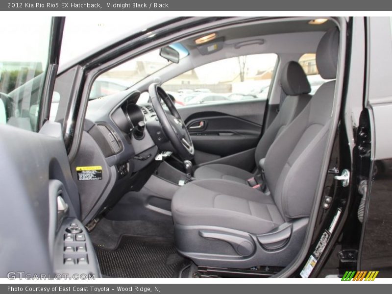 Midnight Black / Black 2012 Kia Rio Rio5 EX Hatchback