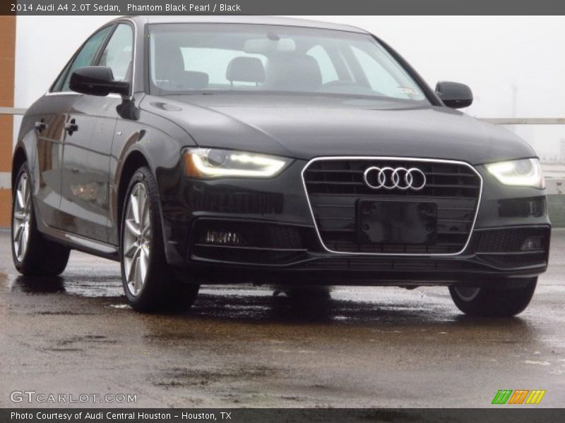 Phantom Black Pearl / Black 2014 Audi A4 2.0T Sedan