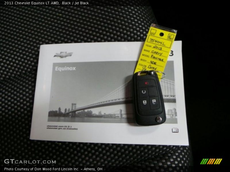 Black / Jet Black 2013 Chevrolet Equinox LT AWD