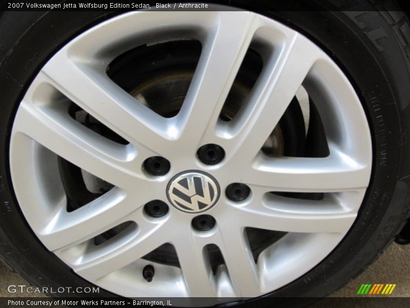 Black / Anthracite 2007 Volkswagen Jetta Wolfsburg Edition Sedan