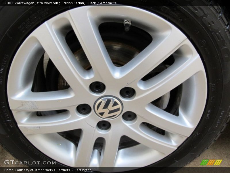 Black / Anthracite 2007 Volkswagen Jetta Wolfsburg Edition Sedan