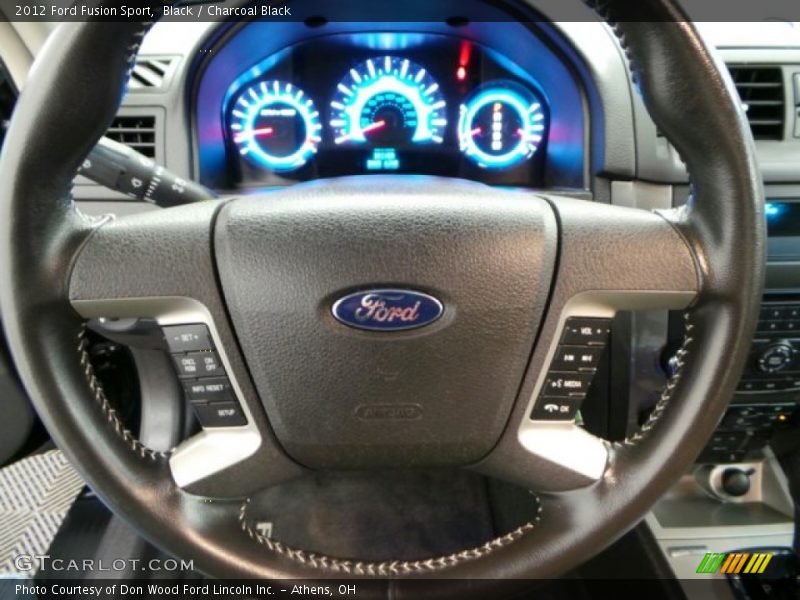 Black / Charcoal Black 2012 Ford Fusion Sport