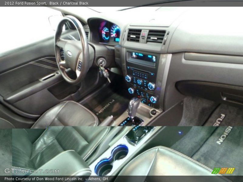 Black / Charcoal Black 2012 Ford Fusion Sport