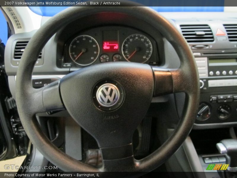 Black / Anthracite 2007 Volkswagen Jetta Wolfsburg Edition Sedan