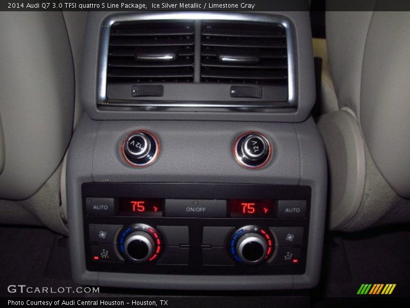 Ice Silver Metallic / Limestone Gray 2014 Audi Q7 3.0 TFSI quattro S Line Package