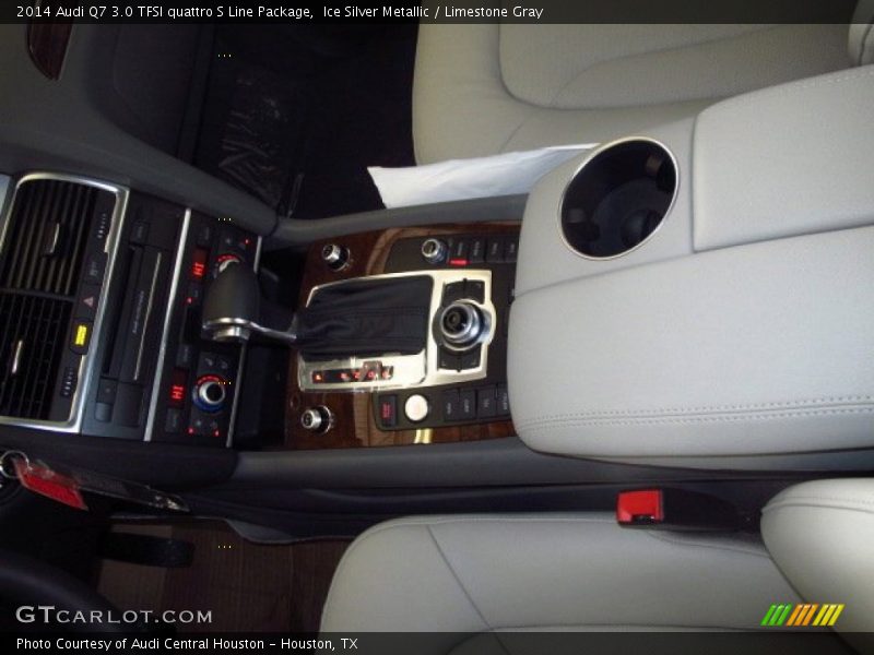Ice Silver Metallic / Limestone Gray 2014 Audi Q7 3.0 TFSI quattro S Line Package