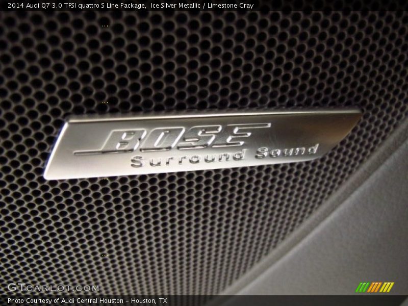 Ice Silver Metallic / Limestone Gray 2014 Audi Q7 3.0 TFSI quattro S Line Package