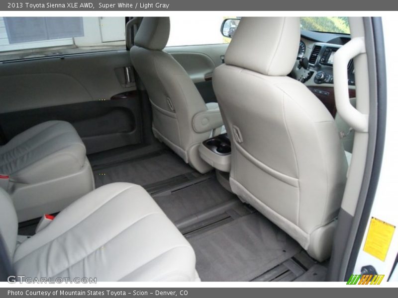 Super White / Light Gray 2013 Toyota Sienna XLE AWD