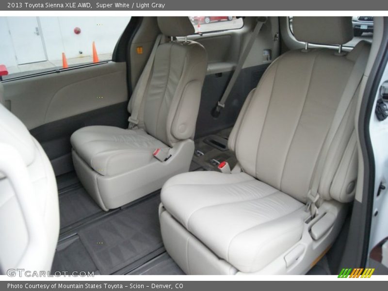 Super White / Light Gray 2013 Toyota Sienna XLE AWD