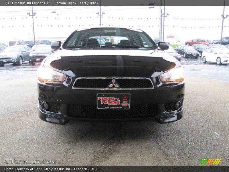 Tarmac Black Pearl / Black 2011 Mitsubishi Lancer GTS