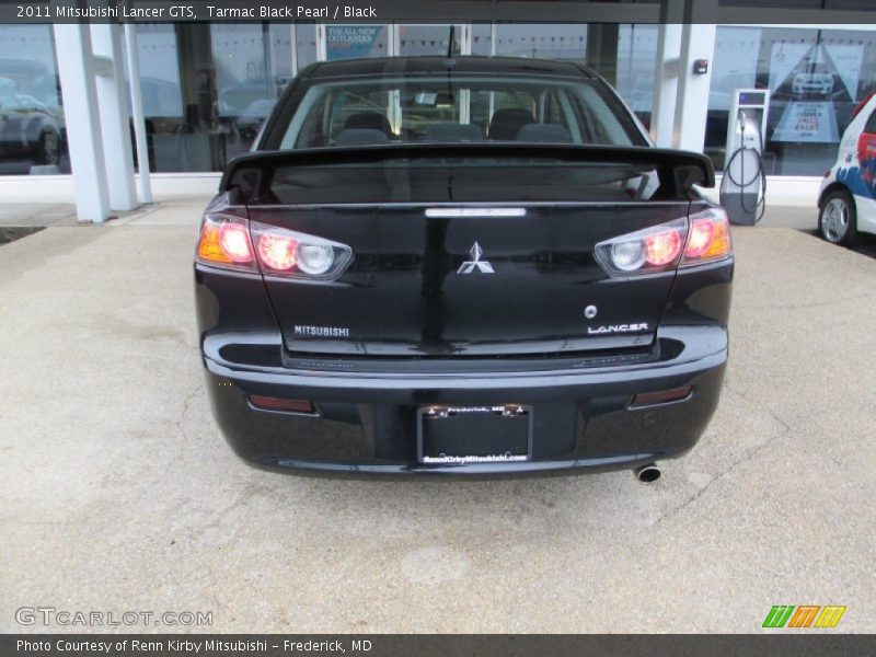 Tarmac Black Pearl / Black 2011 Mitsubishi Lancer GTS