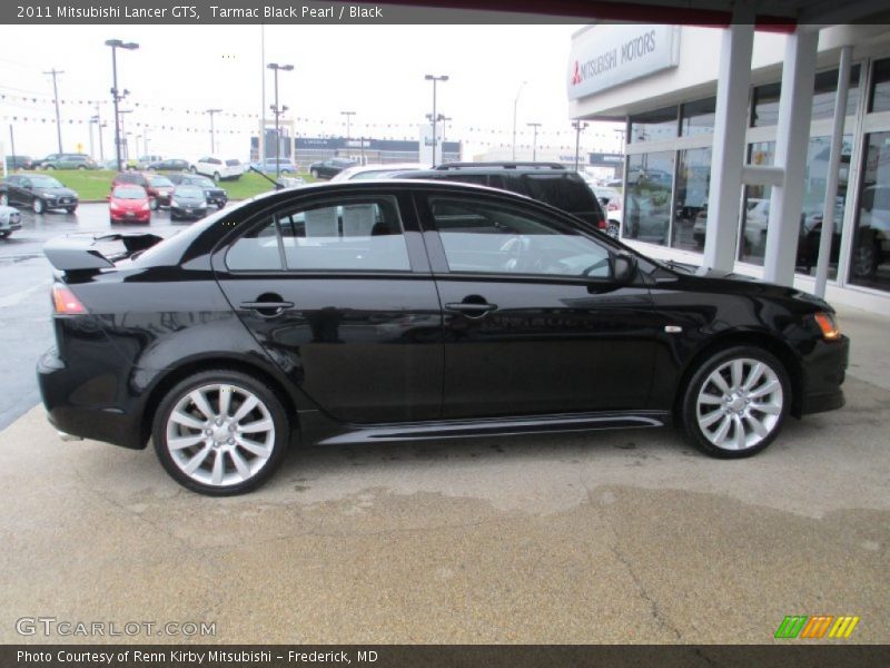 Tarmac Black Pearl / Black 2011 Mitsubishi Lancer GTS