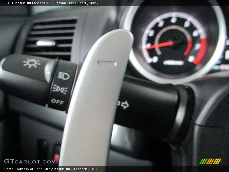 Tarmac Black Pearl / Black 2011 Mitsubishi Lancer GTS
