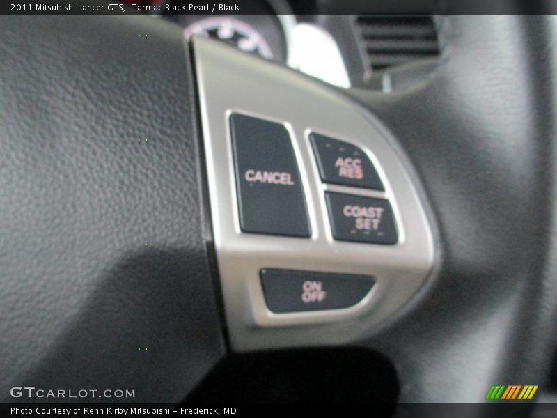 Tarmac Black Pearl / Black 2011 Mitsubishi Lancer GTS