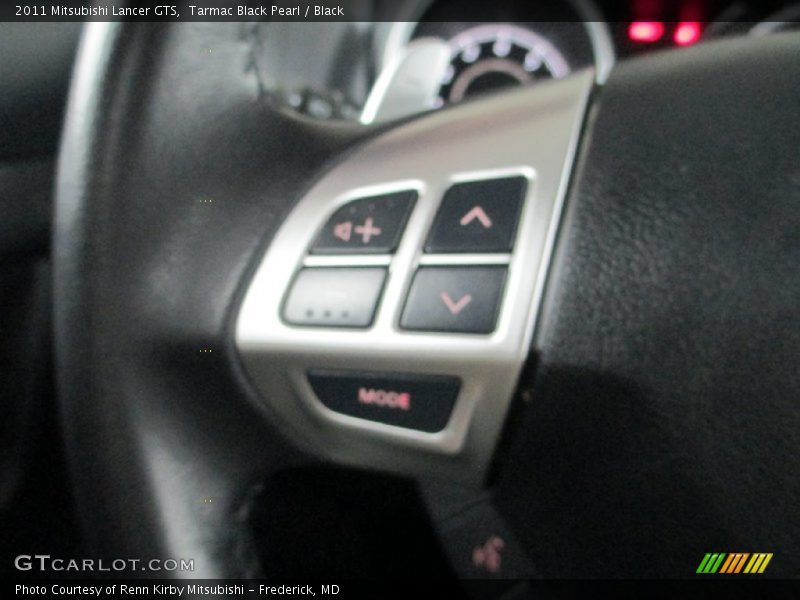 Tarmac Black Pearl / Black 2011 Mitsubishi Lancer GTS
