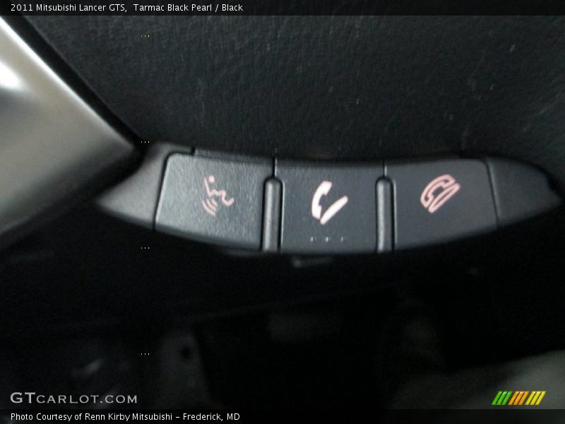 Tarmac Black Pearl / Black 2011 Mitsubishi Lancer GTS