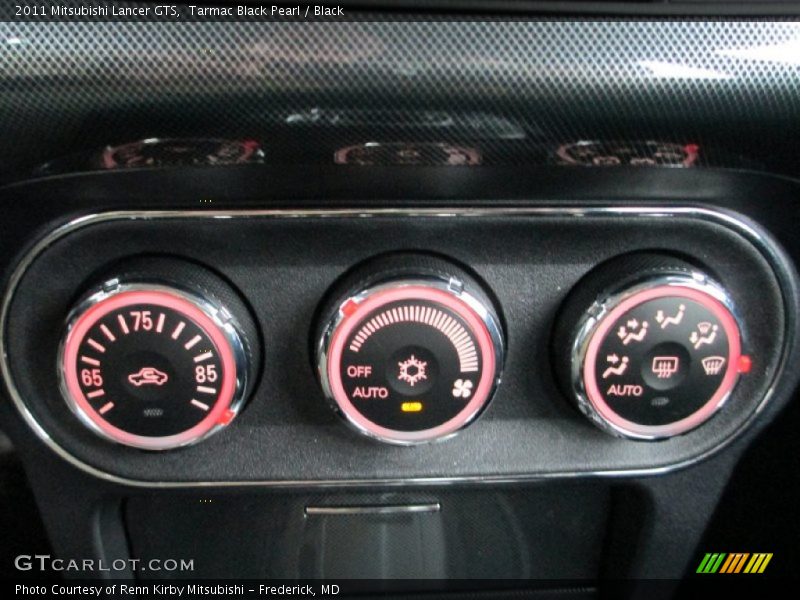 Tarmac Black Pearl / Black 2011 Mitsubishi Lancer GTS