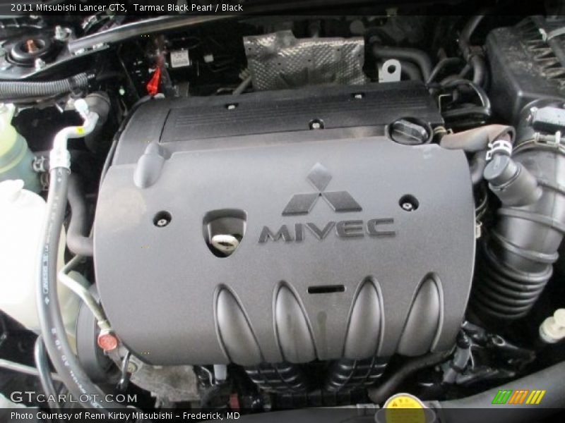 Tarmac Black Pearl / Black 2011 Mitsubishi Lancer GTS