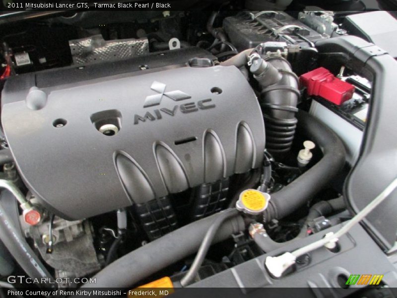 Tarmac Black Pearl / Black 2011 Mitsubishi Lancer GTS