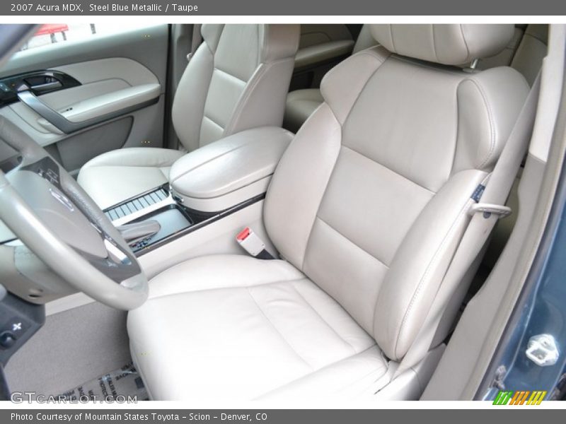 Front Seat of 2007 MDX 