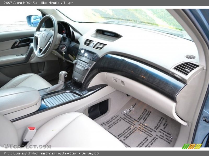 Steel Blue Metallic / Taupe 2007 Acura MDX