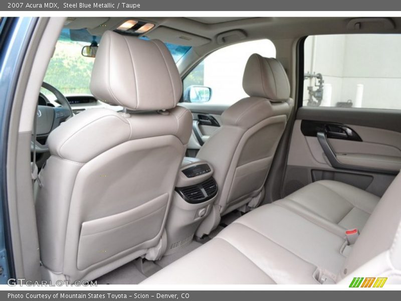 Steel Blue Metallic / Taupe 2007 Acura MDX