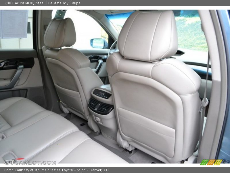 Steel Blue Metallic / Taupe 2007 Acura MDX