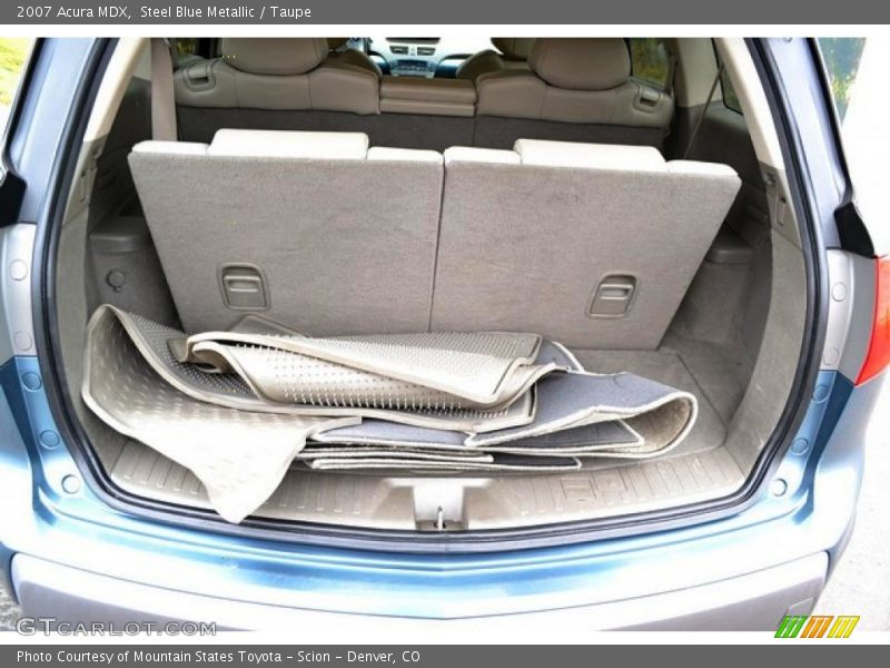 Steel Blue Metallic / Taupe 2007 Acura MDX