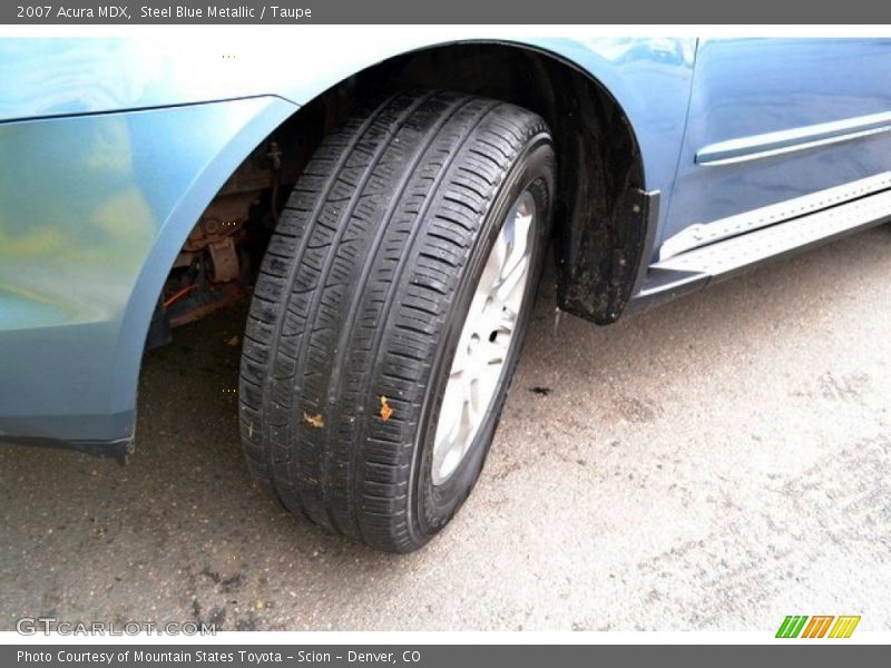 Steel Blue Metallic / Taupe 2007 Acura MDX