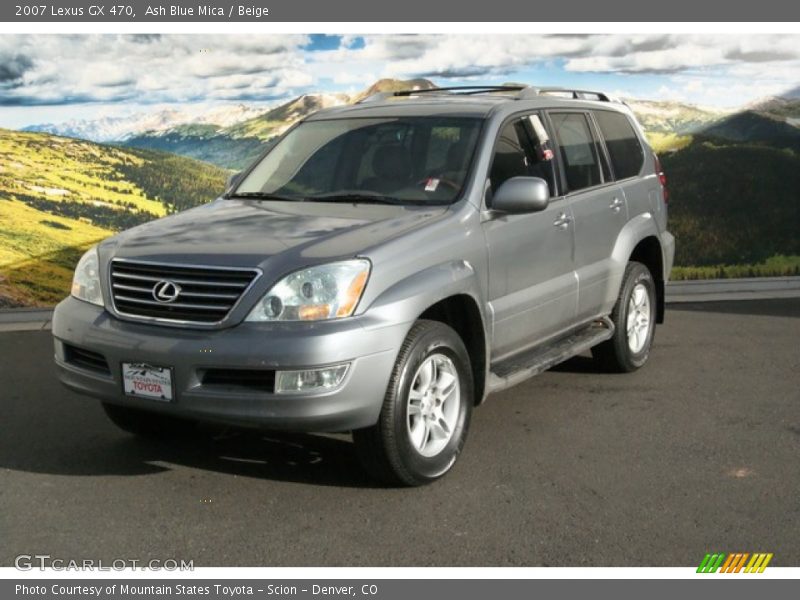 Ash Blue Mica / Beige 2007 Lexus GX 470