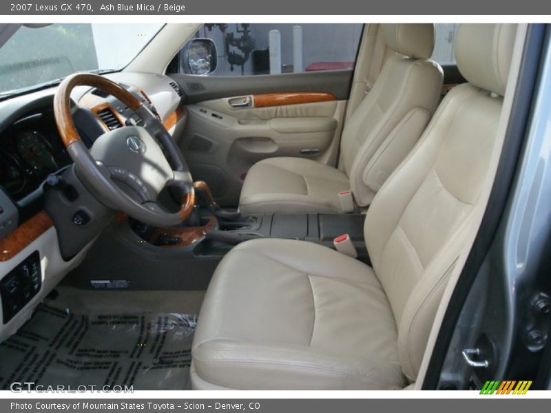 Ash Blue Mica / Beige 2007 Lexus GX 470